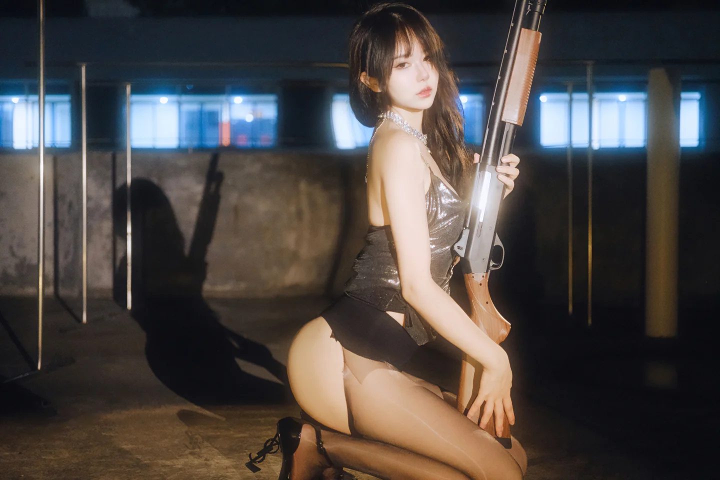 Tina很妖孽呀 - No.037 夜色连衣裙 [37P-110MB] tg@simisebaisi 【丝足阁】027.webp